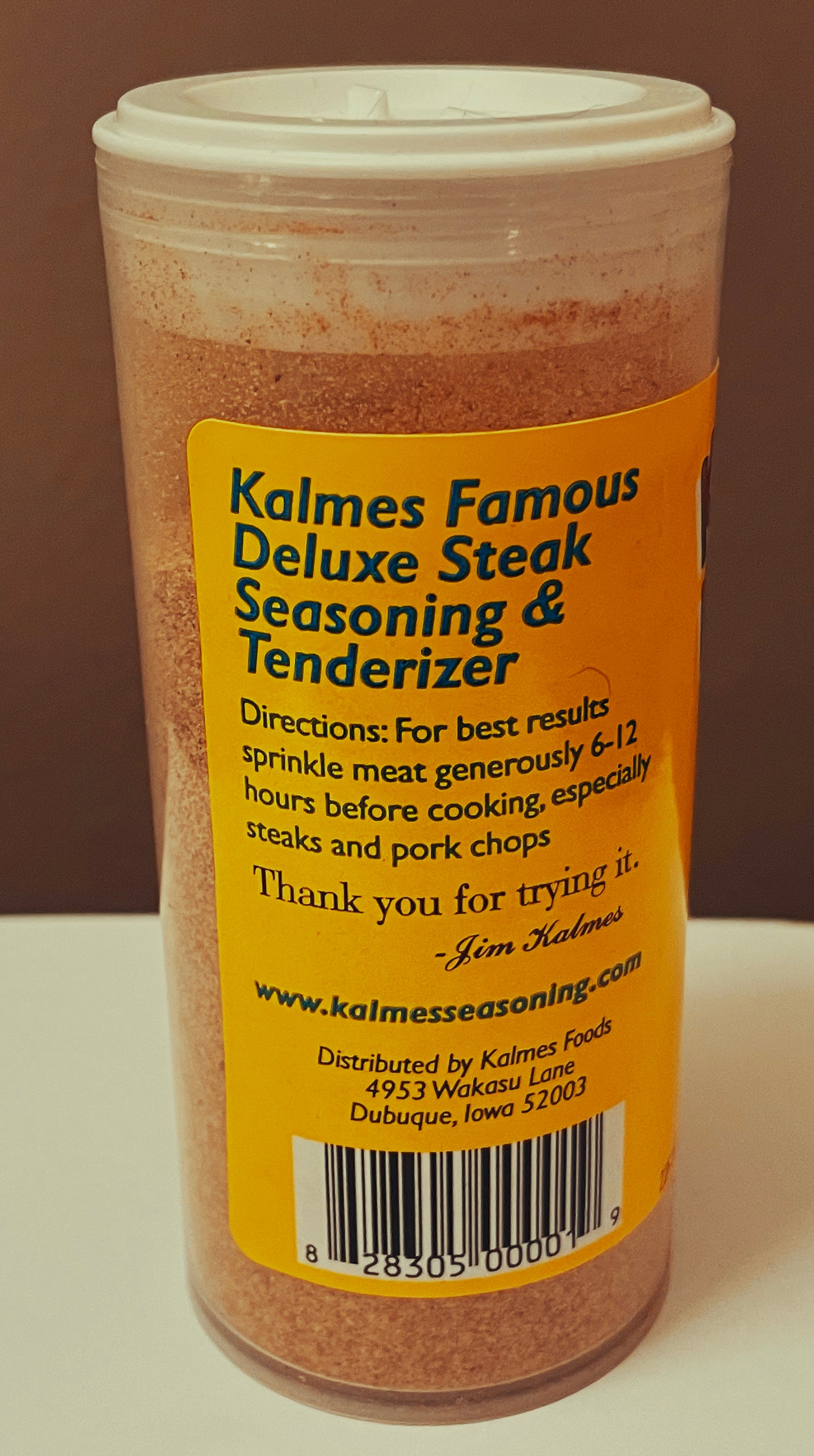 Kalmes Famous Deluxe Steak Seasoning & Tenderizer