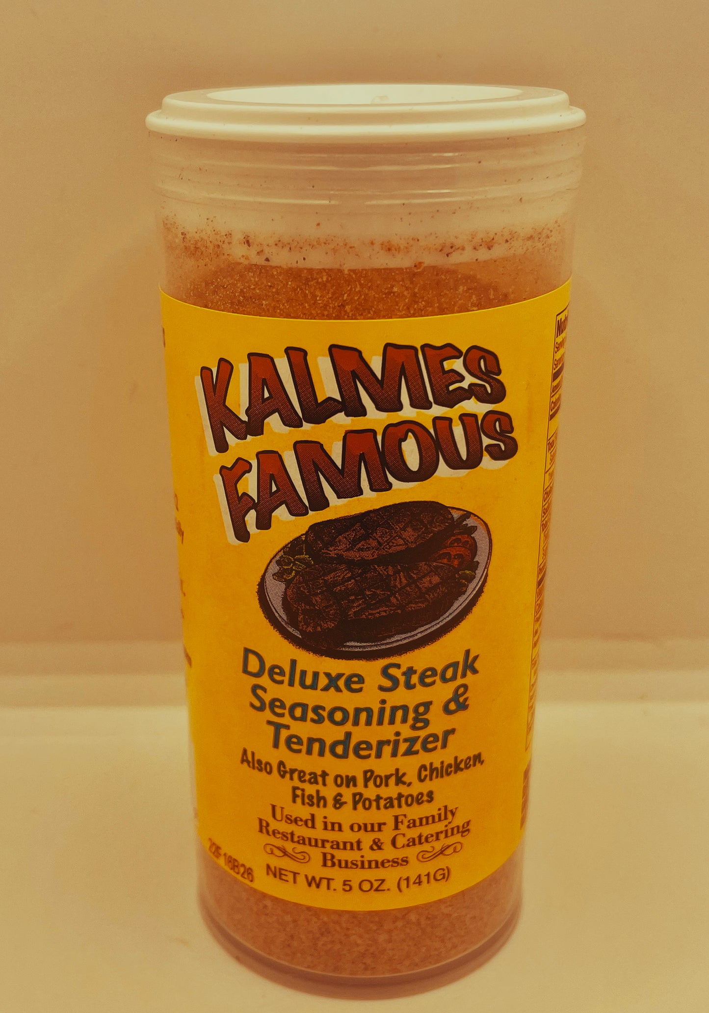 Kalmes Famous Deluxe Steak Seasoning & Tenderizer 