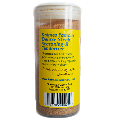 Kalmes Famous Deluxe Steak Seasoning & Tenderizer